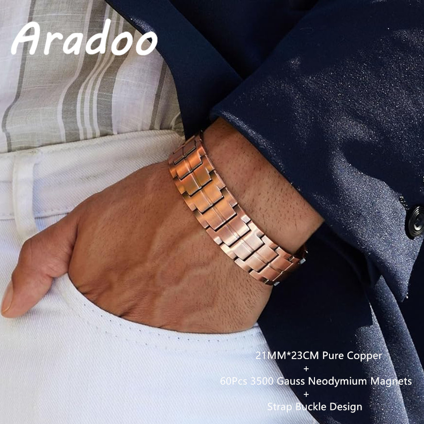 Meditation Headband Eeg - ARADOO 남성용 3X 자기 강도 팔찌