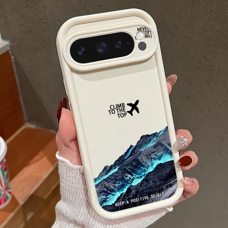 Google Pixel 9 - 비행기 눈산 패턴 폰 케이스 구글
