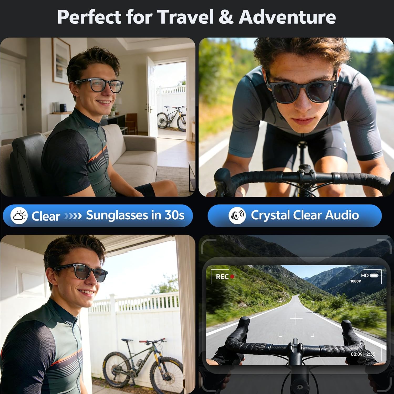 2026 4K 8MP 스마트 안경 남성용 HD 카메라  - Smart Glasses Lens 리뷰 및 가격