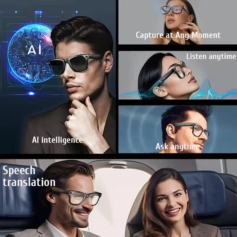 6K HD AI 카메라 안경 800MP 포토크로믹 다기 - Smart Glasses Lens 리뷰 및 가격